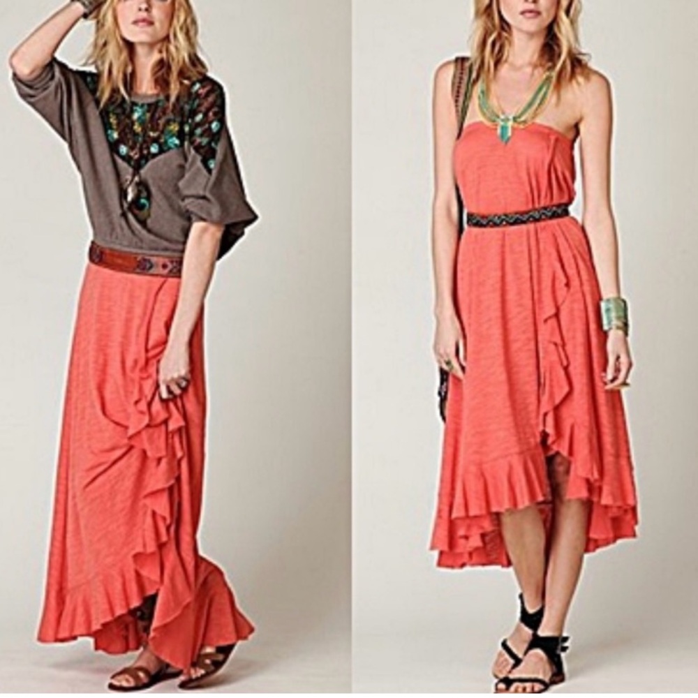 Free People Beach Cascade Convertible Maxi Skirt!